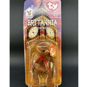 TY Teenie Beanie Britannia Bear McDonald's Promotion McD House Charities C. 1997